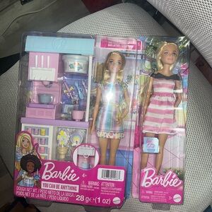 Barbie Bundle Kitchen Set with Pink and Blue Accents
